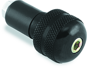 Bikemaster BikeMaster Anti-Vibration Bar Ends - 1in - Black - 261316