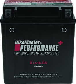 Bikemaster BikeMaster Battery - BTX16-BS - 781326