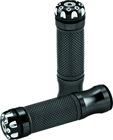 Bikemaster BikeMaster Grips 135mm Revolver Barend Grips - Black - 101861