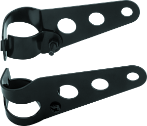 Bikemaster BikeMaster Headlight Bracket - Black - 152409