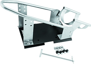Bikemaster BikeMaster Heavy Duty Wheel Chock - Silver - 152453