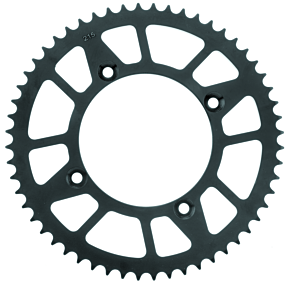 Bikemaster BikeMaster Honda Rear Steel Sprocket 420 56T - Black - 965005