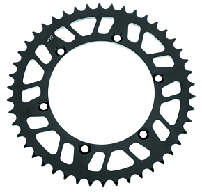 Bikemaster BikeMaster Kawasaki Rear Steel Sprocket 520 47T - Black - 965139