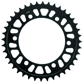 Bikemaster BikeMaster Kawasaki Rear Steel Sprocket 530 38T - Black - 965348
