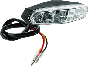Bikemaster BikeMaster LED Mini Tail Light w/ License Plate Light - 266262