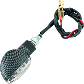 Bikemaster BikeMaster LED Spade Pair Carbon - 266229