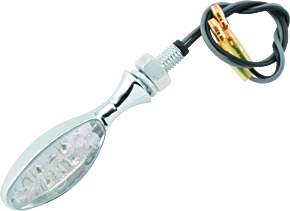 Bikemaster BikeMaster LED Torpedo Pair Chrome - 266218