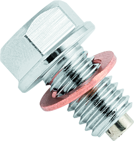 Bikemaster BikeMaster Magnetic Oil Drain Plug 10mm - Stainless - 151627