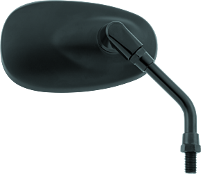 Bikemaster BikeMaster Mini Mirror 10mm - Each - Matte Black - 601153