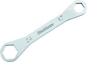 Bikemaster BikeMaster Rider Wrench - 24mm 6-pt x 17mm 6-pt - 150337