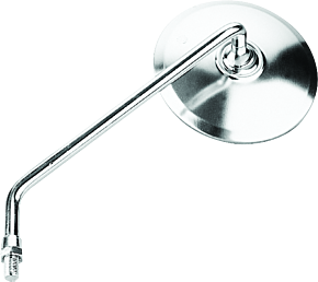 Bikemaster BikeMaster Round Mirror 10mm Right - Stainless - 600070