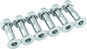 Bikemaster BikeMaster Sprocket Bolts Replacement M8x28 6pc - 151968