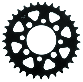 Bikemaster BikeMaster Suzuki Rear Steel Sprocket 420 33T - Black - 965020