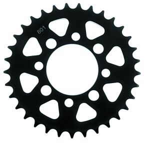 Bikemaster BikeMaster Suzuki Rear Steel Sprocket 420 37T - Black - 965021