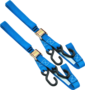 Bikemaster BikeMaster Tiedown 1-1/2 Integrated Softhook - Blue - 100518