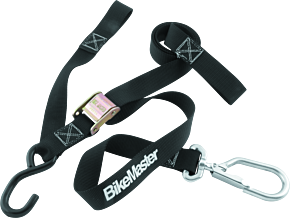 Bikemaster BikeMaster Tiedown 1-1/2in Swivel Softhook - Black - 100541
