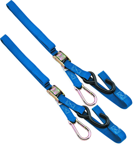 Bikemaster BikeMaster Tiedown Carabiner Softhook - Blue - 100538