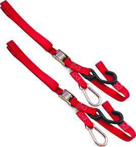 Bikemaster BikeMaster Tiedown Carabiner Softhook - Red - 100536