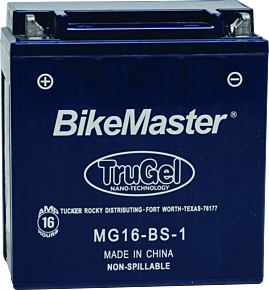 Bikemaster BikeMaster TruGel Battery MG16-BS-1 - 780521