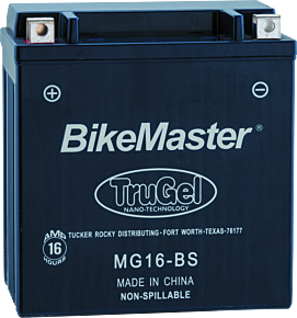 Bikemaster BikeMaster TruGel Battery - MG16-BS - 780520