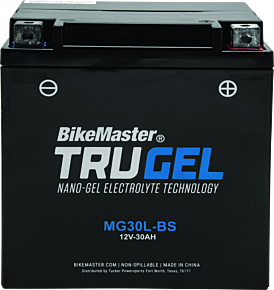 Bikemaster BikeMaster TruGel Battery - MG30L-BS - 780528