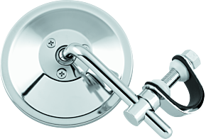 Bikemaster BikeMaster Universal Clamp On Mirror 4in Stem - 600006