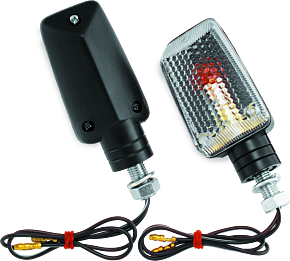Bikemaster BikeMaster Universal Ministalk Marker Light - Black/Clear - 268141