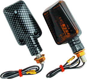 Bikemaster BikeMaster Universal Ministalk Marker Light - Carbon/Smoke - 268040