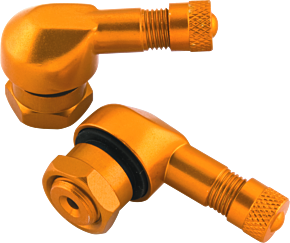 Bikemaster BikeMaster Valve Stem 2/Piece Pack Gold - 151787