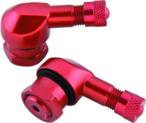 Bikemaster BikeMaster Valve Stem 2/Piece pack red - 151791