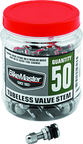 Bikemaster BikeMaster Valve Stem Chrome Tubeless Tub 50 - 151412