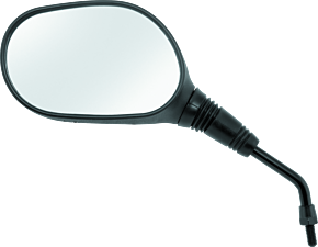 Bikemaster BikeMaster Yamaha Scooter Mirror 8mm Left - Black - 600327