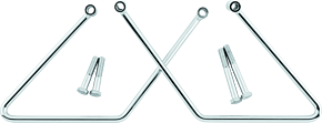 Bikers Choice Bikers Choice 00-05 FXST 00-17 FLST Chrome Saddlebag Supports Pr - 564236