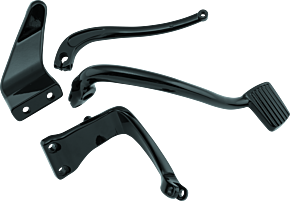 Bikers Choice Bikers Choice 06-17 Dyna 2 Inch Extended Mid Control Kit Black - 492000