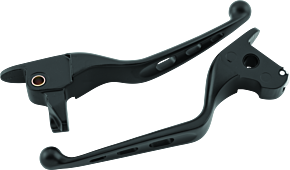 Bikers Choice Bikers Choice 14-16 FLH FLT(Exc. FLHR) Tri-Hole Lever Set Black - 491155