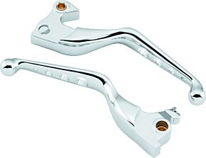 Bikers Choice Bikers Choice 14-22 XL Chrome O Series 4 Hole Lever Set - 490874