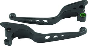 Bikers Choice Bikers Choice 15-17 FLST FXST O-Series 4 Holed Lever Set Black - 482145