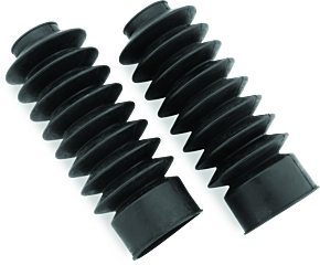 Bikers Choice Bikers Choice 41MM Black Fork Boots Extended 8.58in / Collapsed 4in (Pair) - 666766