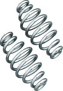 Bikers Choice Bikers Choice 5 Inch Chrome Solo Seat Springs Universal Custom Pr - 492813