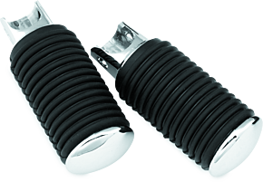 Bikers Choice Bikers Choice 52-85 Chrome Cap Rider Pegs Female Mount Style Replaces H-D 50906-85T - 490353
