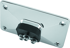 Bikers Choice Bikers Choice 55-Up Chrome Custom Pyramid License Plate Bracket 3 Bolt Style - 490044