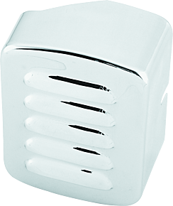 Bikers Choice Bikers Choice 65-84 FL 71-86 FX 84-99 Softail Chrome Louvered Coil Cover Replaces H-D 31610-80T - 490213