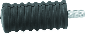 Bikers Choice Bikers Choice 65-Up Black Rubber Shift Peg Replaces H-D 64611-65T 5/16-24 x 3/4 Stud - 492655