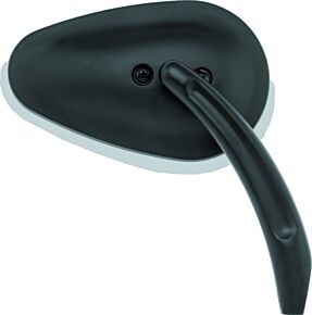 Bikers Choice Bikers Choice 65-Up Black Tapered Mirrors Universal Custom Pair - 488746