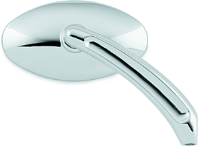Bikers Choice Bikers Choice 65-Up Chrome Oval Mirrors 65-Up Custom Pair - 488747