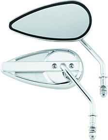 Bikers Choice Bikers Choice 65-Up Chrome Teardrop Mirror Universal Custom Pr - 489828