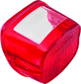 Bikers Choice Bikers Choice 73-98 Big Twin And Sportster Replacement Taillight Lens Red Replaces H-D 68034-77 - 490457