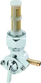 Bikers Choice Bikers Choice 78-86 Big Twin & XL Chrome 22MM Petcock Straight Right Facing Outlet - 492873