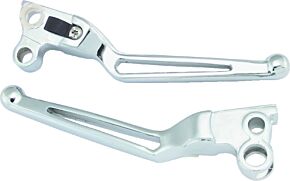Bikers Choice Bikers Choice 82-95 Big Twin & XL Chrome Custom Slotted Lever Set - 491253