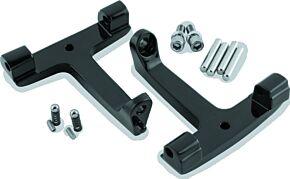 Bikers Choice Bikers Choice 93-Up FLH FLT Black Passenger Floorboard Bracket Replaces H-D 53070-00A - 488721